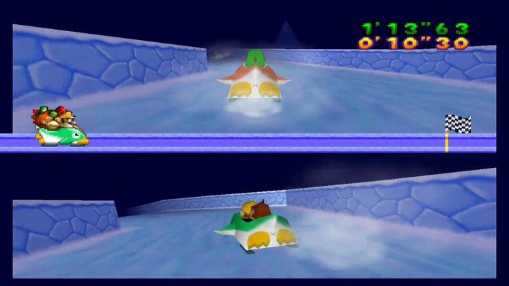 Luge endiablée Mario Party