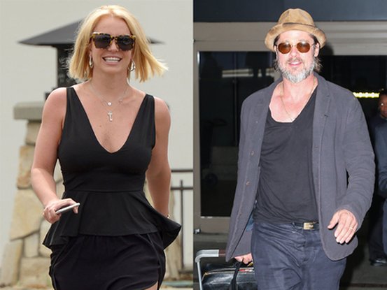 Britney Spears et Brad Pitt