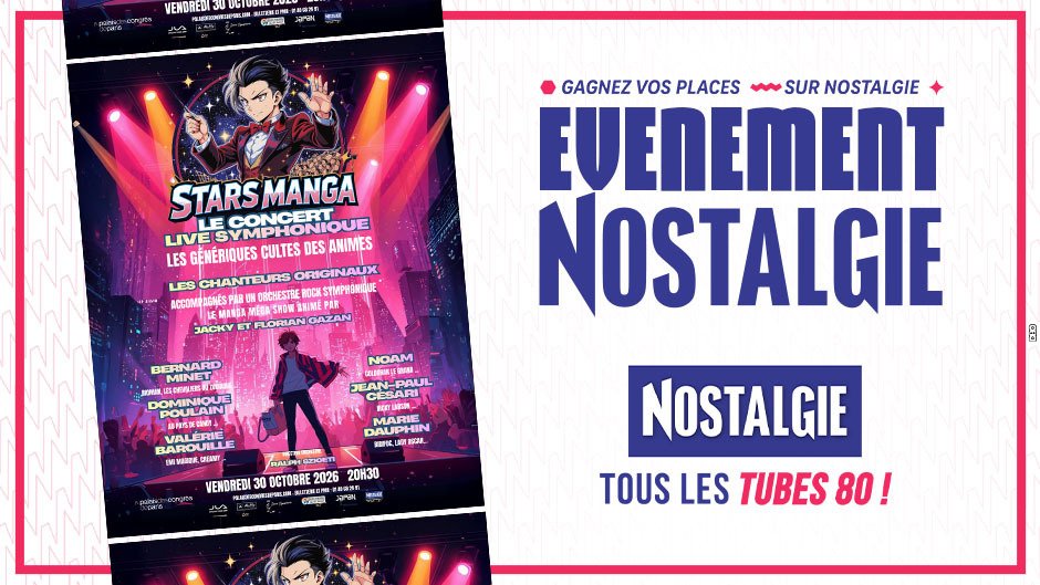 Gagnez vos places pour le concert symphonique "Stars Manga" à Paris le 30 octobre !