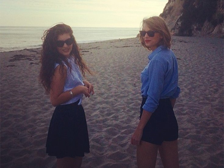 Taylor Swift & Lorde - Instagram