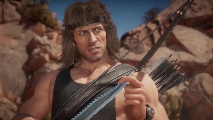 Rambo dans Mortal Kombat 11