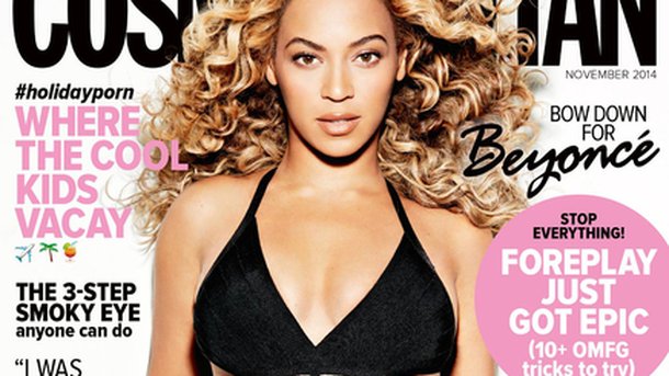 Beyoncé : rayonnante en une de Cosmopolitan!