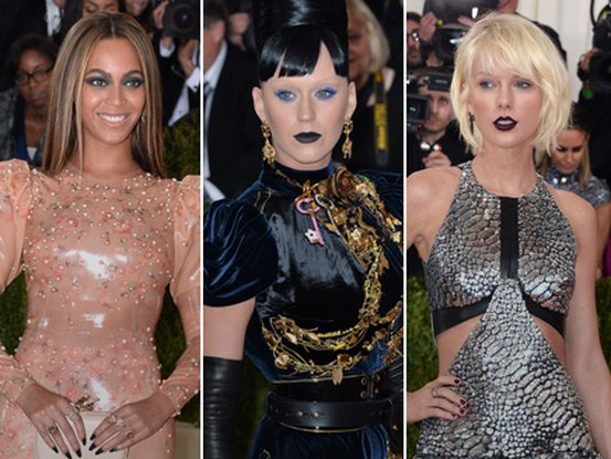 Beyoncé, Katy Perry et Taylor Swift