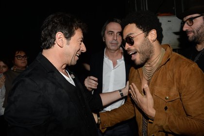 Patrick Bruel et Lenny Kravitz