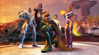 L'équipe de Young Justice dans DC Universe Online
