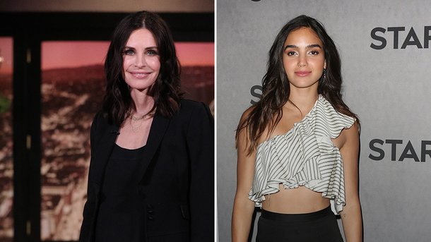 Courtney Cox s’embrouille avec Melissa Barrera devant l’appartement de «Friends»