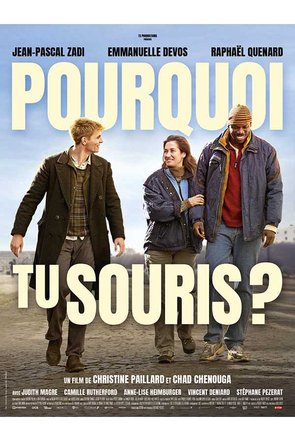 Jeu concours - "Pourquoi tu souris ?"  - Avec Jean-Pascal Zadi, Emmanuelle Devos, Raphaël Quenard - Places de cinéma à gagner -