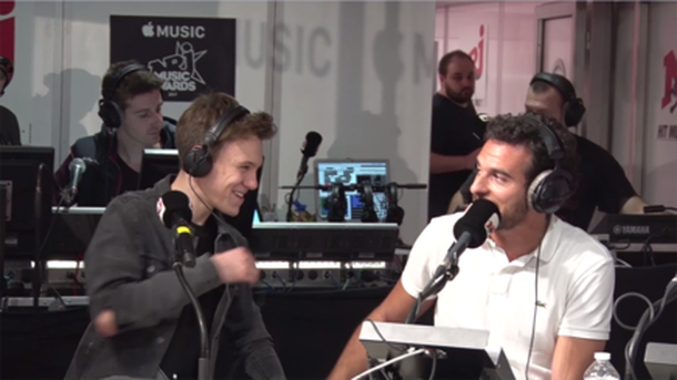 Amir chez Guillaume Radio à Cannes!