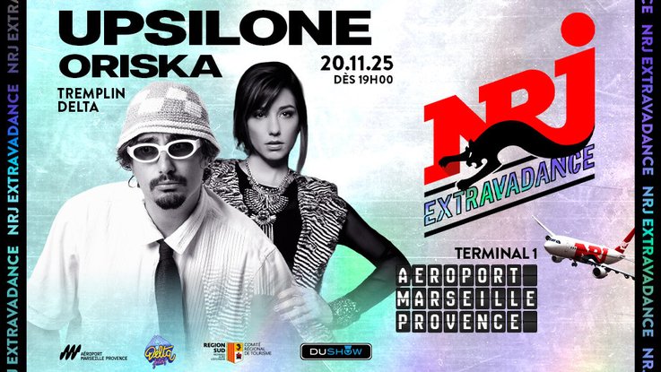Soirée NRJ Extravadance avec Upsilone et Oriska