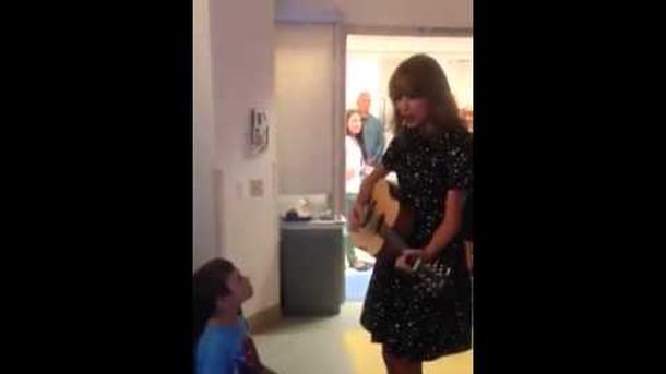 Taylor Swift : fait le bonheur d’un petit garçon !