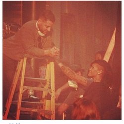 Rihanna sur le tournage du nouveau clip
