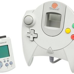 La manette de la Dreamcast et son petit VMU, bien utile.