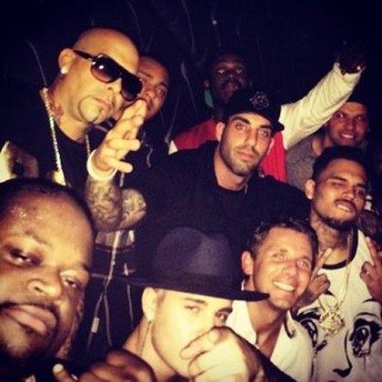 Justin Bieber avec Chris Brown