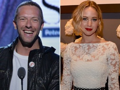 Chris Martin et Jennifer Lawrence