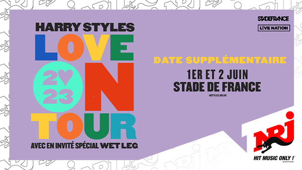 Harry Styles en concert en 2023 au Stade de France avec NRJ