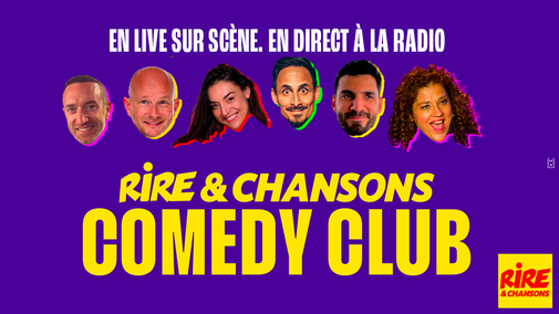 Lundi 21 Septembre 2026 à partir de 20h - Rire & Chansons Comedy Club  avec Rémi Marceau, Julien Schmidt, Judith Delaire, Jo Brami, Guillaume Fosko, Karine Dubernet