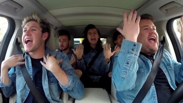 One Direction: ils s’essayent au Carpool Karaoké de James Corden!