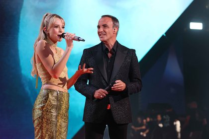 Angèle et Nikos Aliagas - Cérémonie des NRJ Music Awards 2021