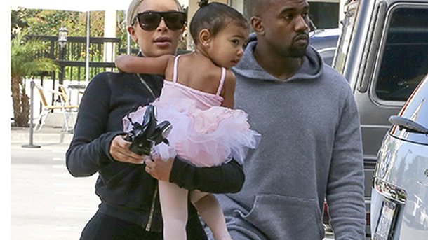 Kanye West : sa fille trop mimi en ballerine!