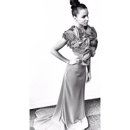 Shy'm: STÉPHANE BIANCA. #robe #créateur #rouge