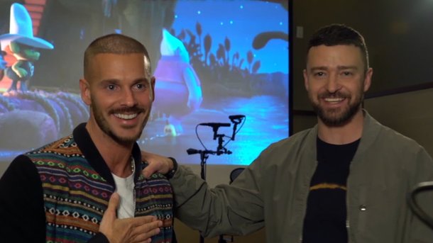 M. Pokora et Justin Timberlake : la vidéo de leur rencontre à Los Angeles pour «Les Trolls 2»