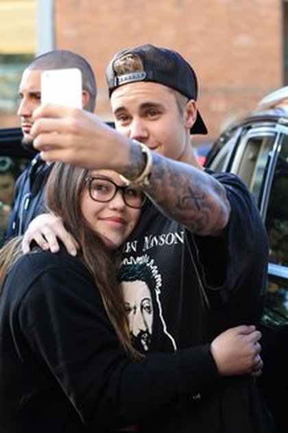 Justin Bieber avec ses fans en Australie