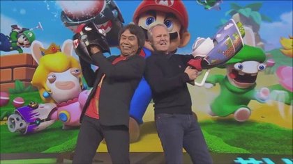 Shigeru Miyamoto et Yves Guillemot