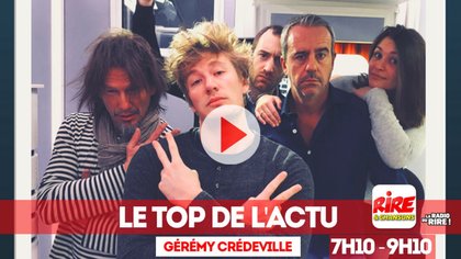 Gérémy Crédeville - Le top de l'actu -  26 janvier 2018 - photo  Rire & Chansons