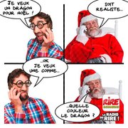 Un bon conseil du Père Noël - Les images drôles de Rire & Chansons