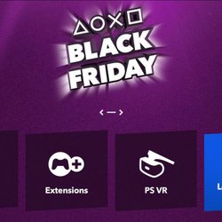 Le Black Friday mis en avant sur le site du PlayStation Store de Sony