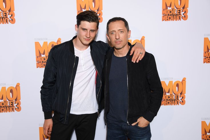 Noé et Gad Elmaleh à l'avant-première de "Moi Moche Et Méchant 3"