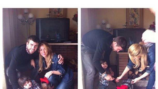 Shakira : en famille pour les fêtes !
