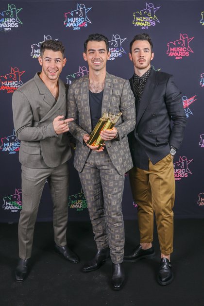 Jonas Brothers - Photocall - NRJ Music Awards 2019