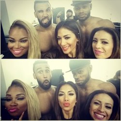 Nicole Scherzinger: Awesome show last night in #Azerbaijan!#TeamScherzy #turntup! @natalieromerolv @mattday_from_thebay @diddi_e @santronterrell photo bomb courtesy of @froggystyle77