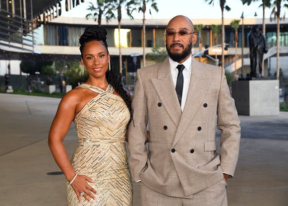 Alicia Keys etSwizz Beatz le 16 April 2026 à Los Angeles