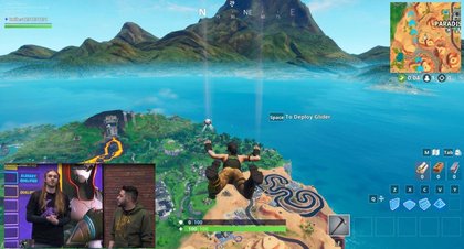 La fonction Picture in Picture de Fortnite en action