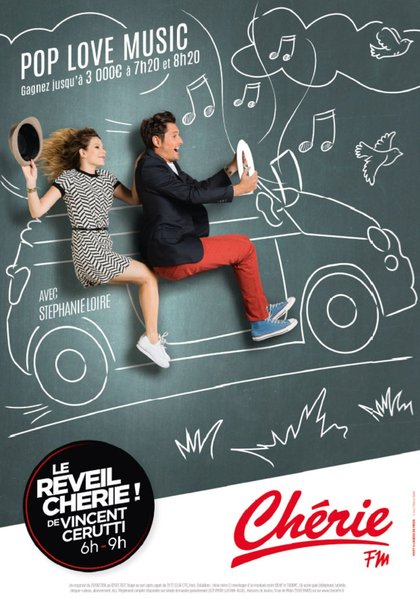 Le Réveil Chérie de Vincent Cerutti avec Stéphanie Loire