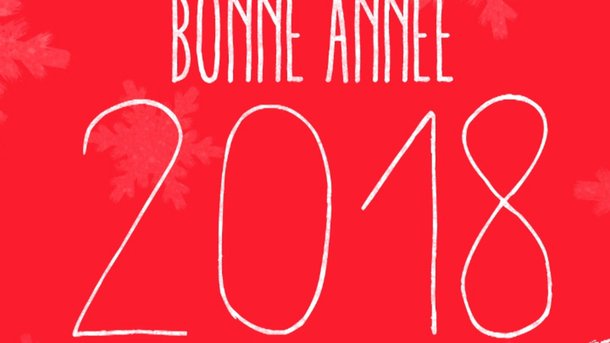 Chérie vous souhaite une bonne année 2018 !