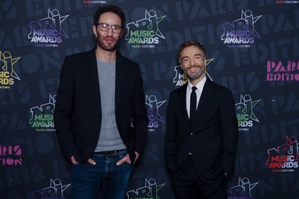 Manu et Jonathan Lambert - Photocall NRJ Music Awards Paris Edition
