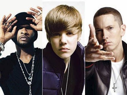 Justin Bieber, Eminem et Usher grands vainqueurs des American Music Awards