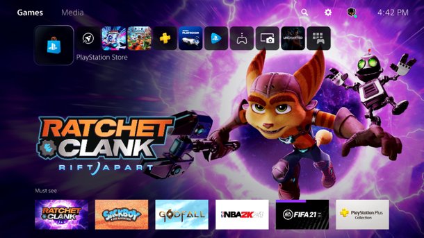 PS5 : une vidéo dévoile l'interface de la console et son "Centre de Contrôle"