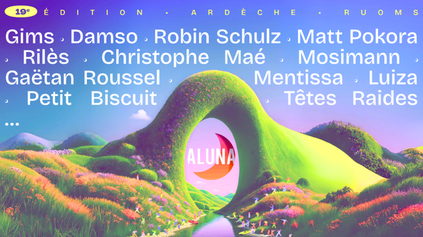 Gims, Robin Schulz, Luiza... Le festival Aluna 2026 dévoile sa programmation