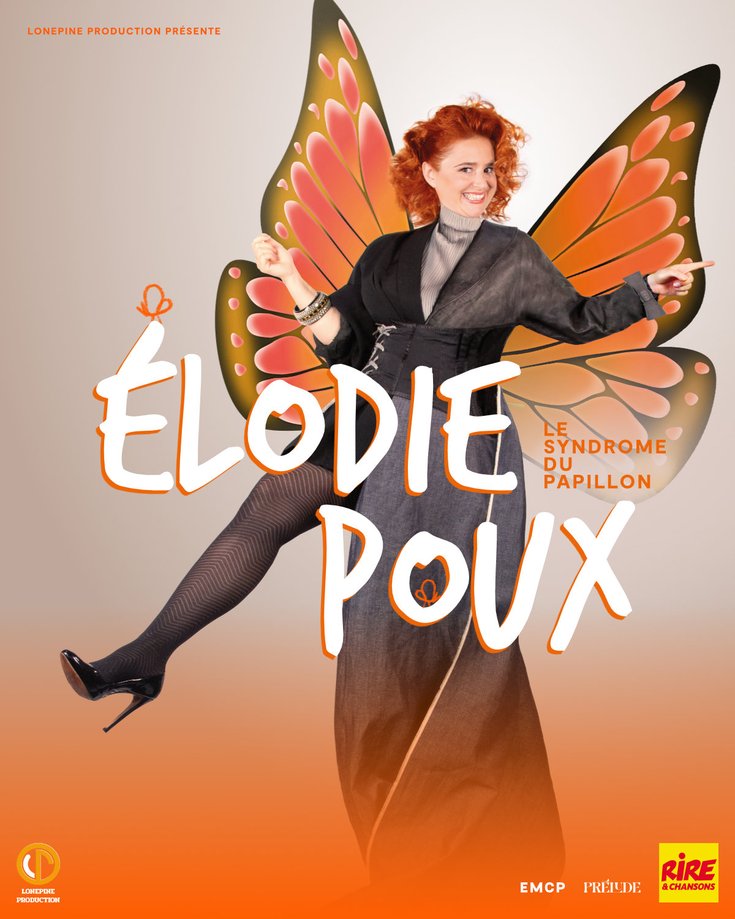 Elodie Poux - le syndrome du papillon - affiche 2025 2026