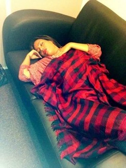 Amel Bent : ensuite j'ai fait une tite sieste .... 