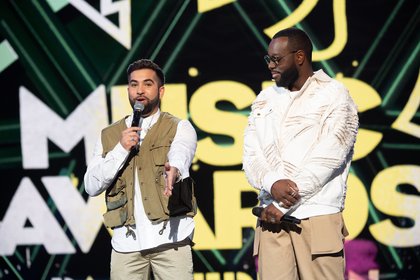 Kendji Girac et Gims - Cérémonie des NRJ Music Awards Paris Edition