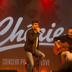 Agustin Galiana sur la scène Concert privé Pop Love