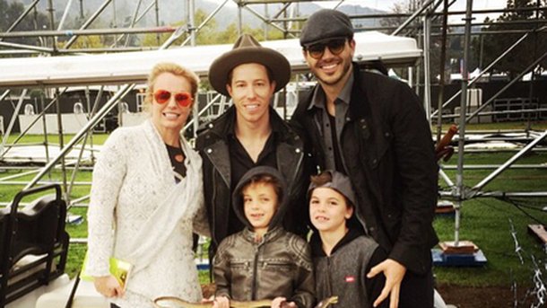 Britney Spears : sortie en famille!
