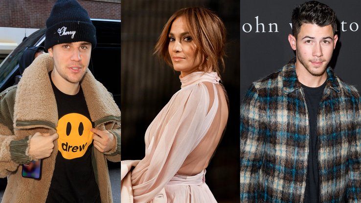 Justin Bieber, Jennifer Lopez, Nick Jonas