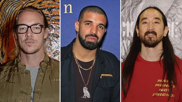 Steve Aoki et Diplo participent au #InMyFeelingsChallenge de Drake
