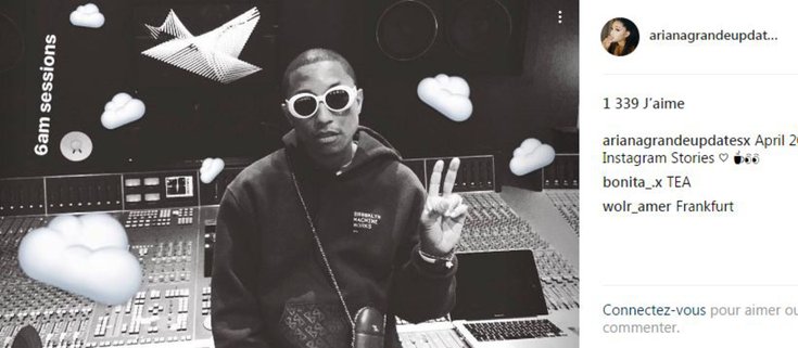 Pharrell Williams en studio